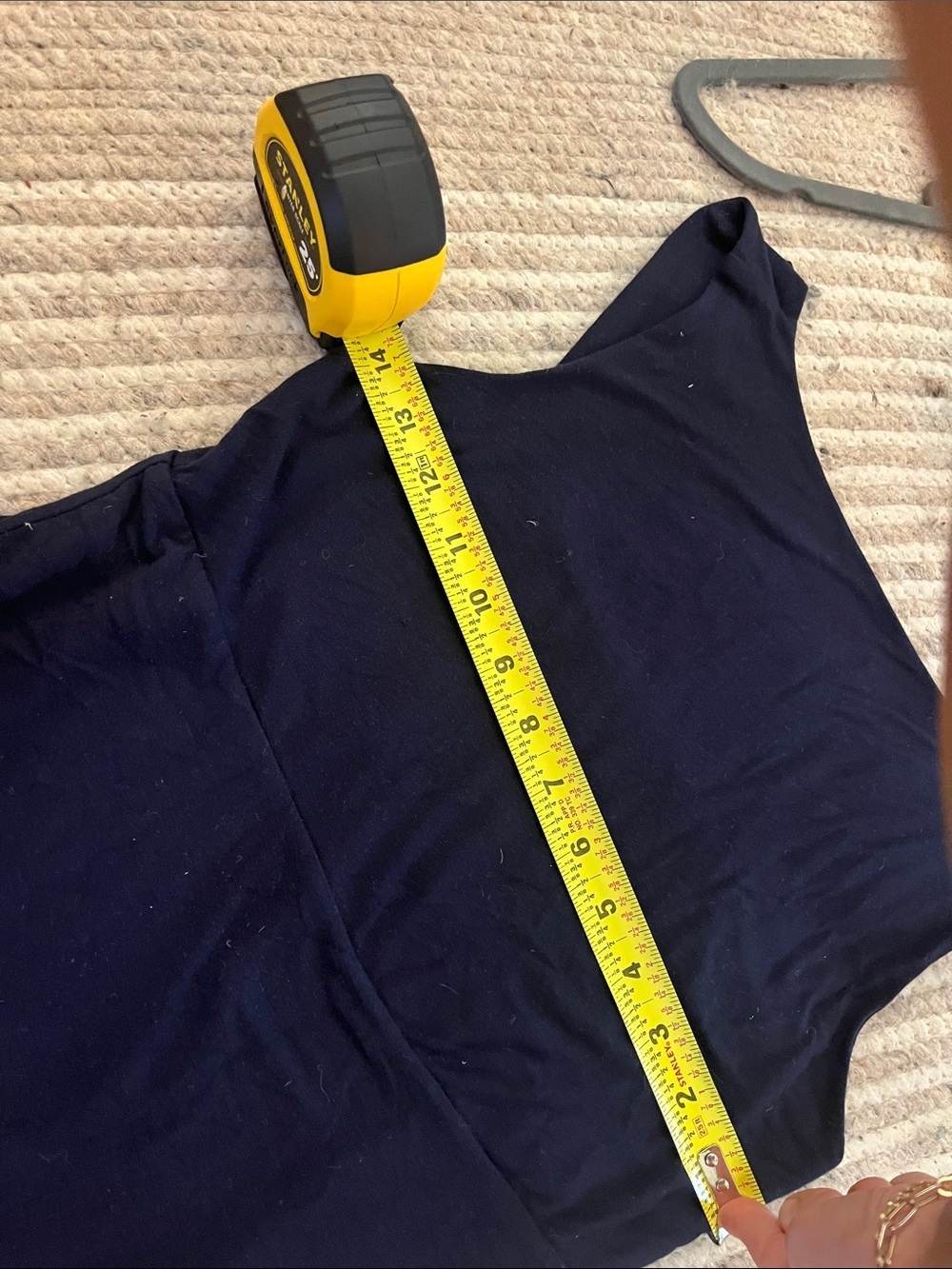 Athleta knit navy mini dress - Picture 6 of 6